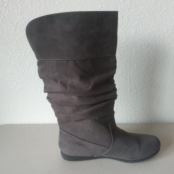 St. John's Bay Kellman women's size 7.5 gray slouch boots - Picture 6 of 11